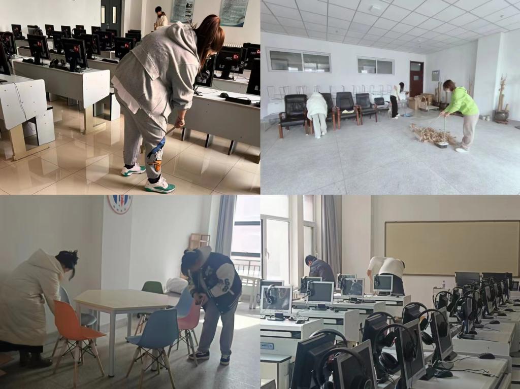 k8凯发开展“共建美好校园，做新时代雷锋”主题校园卫生清洁志愿服务活动