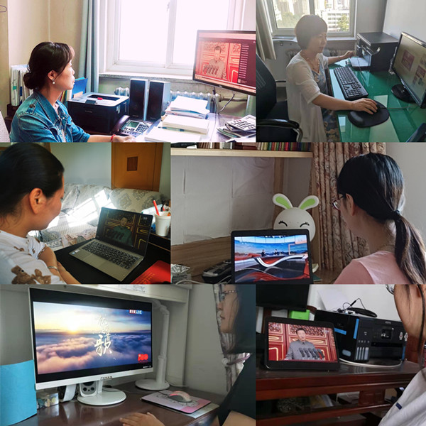 外语公司师生观看热议习近平总书记在庆祝中国共产党成立100周年大会上的讲话