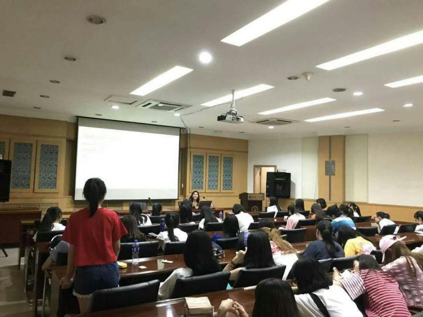            美国东康州大学林建忠教授来k8凯发讲学 